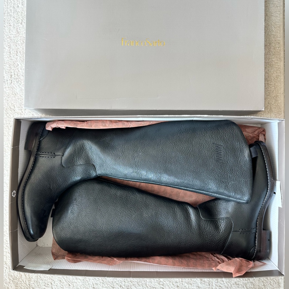 New Franco Sarto Meyer Leather Knee High Boots